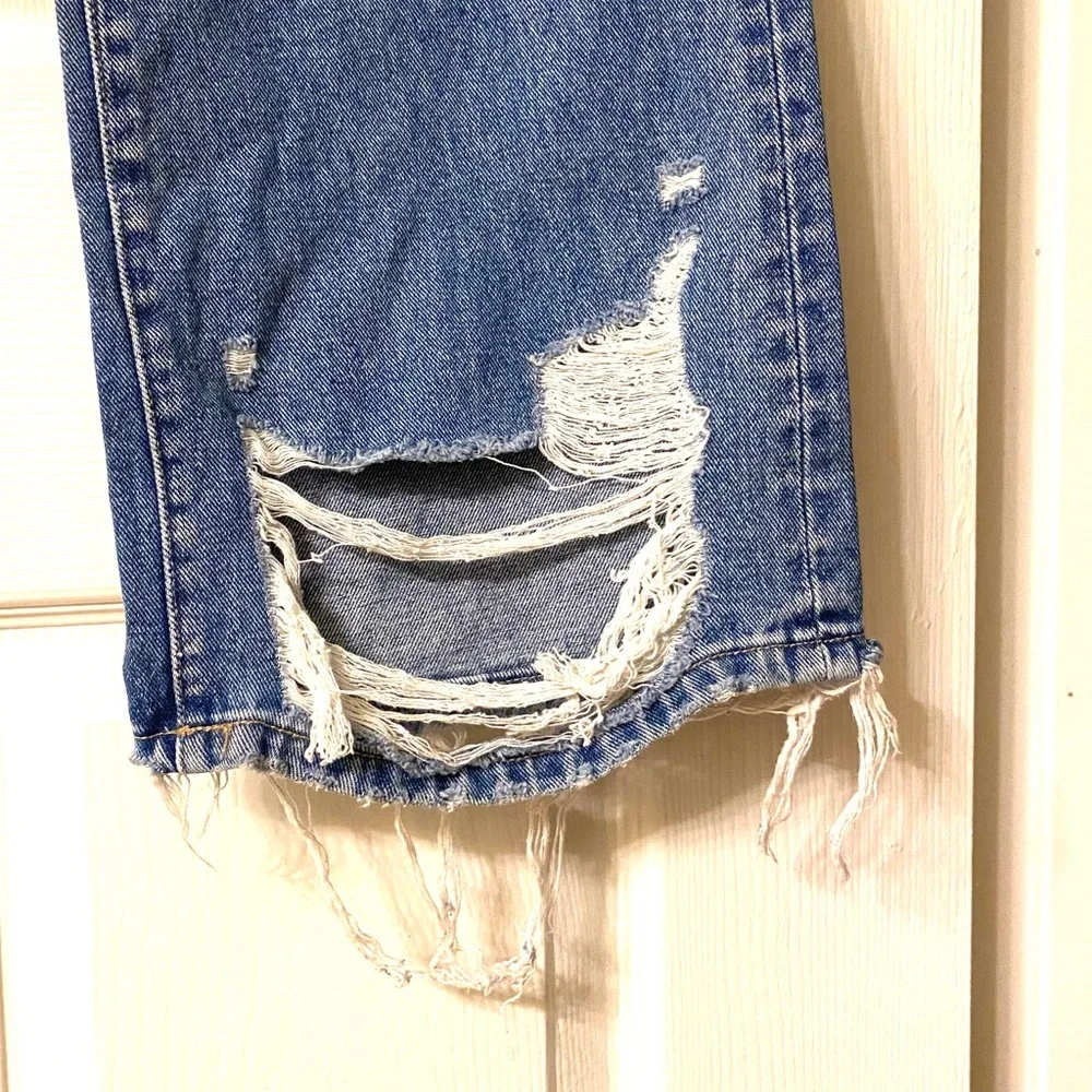 Flying Monkey Black Label Distressed High-Rise Flare Jeans Size 26 New With Tags - Picture 14 of 14